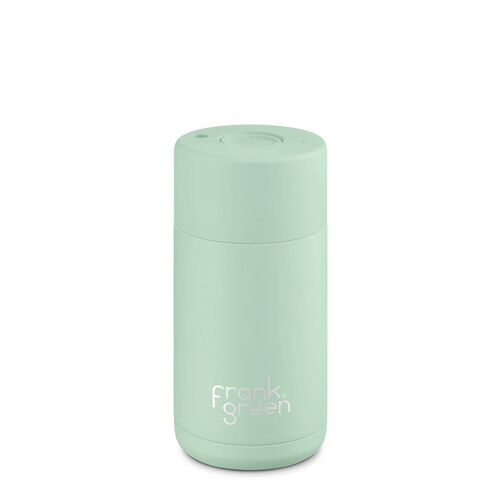 frank green 12oz Ceramic Reusable Cup with Push Button Lid